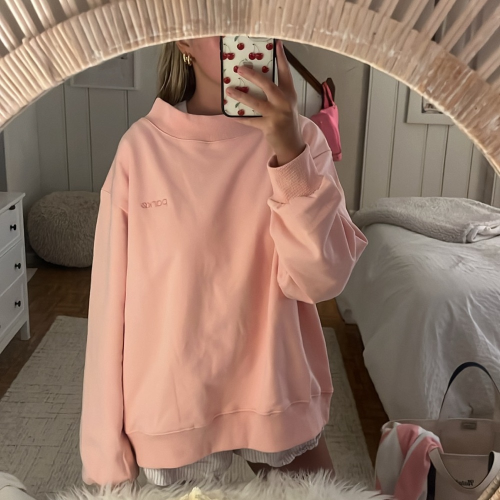 Parke Pink Mockneck